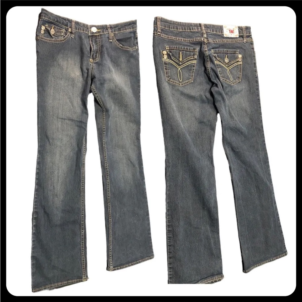 YMI City Angels Women jeans Low Rise Boot Cut Size 9 W31 L29 31X29 P94101S C101